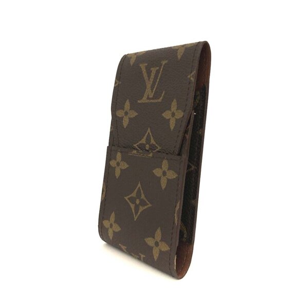 Authentic Louis Vuitton Monogram Cigarette Tobacco Case Brown 40-101125 - Picture 3 of 8